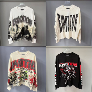 Sudadera con Capucha de Alta Calidad, 100% Algodón, Estilo Urbano, Manga Larga, Casual, Lavada, Retro, para Hombre - Product Image 6