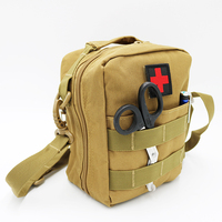 Trousse de premiers secours en nylon Gauke, certifiée CE/ISO, sac compact pour les urgences en plein air