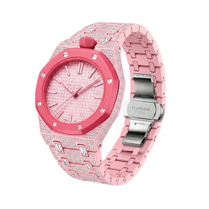 <span class=keywords><strong>Bracelet</strong></span> de montre en céramique bionique pour <span class=keywords><strong>Swatch</strong></span> AP Royal Pop, <span class=keywords><strong>bracelet</strong></span> de montre en métal serti de diamants - Product Image 4