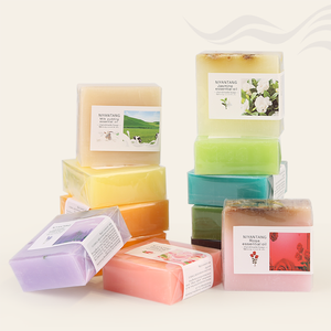 Venta caliente Etiqueta Privada aceite <span class=keywords><strong>de</strong></span> coco fragancia perfumada barra <span class=keywords><strong>de</strong></span> limpieza <span class=keywords><strong>Facial</strong></span> cuerpo hidratante Natural hecho a mano aceite esencial jabón - Product Image 1