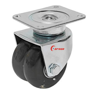 Rodízios de <span class=keywords><strong>2</strong></span> Polegadas de Alta Resistência com Giro de 360 Graus, Material de Aço TPR, Rolamento de Esfera, Operação Silenciosa para Rodízios - Product Image 4