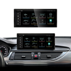 カーステレオAndroid 13 for Audi A6 2012-2018カーマルチメディアプレーヤーナビゲーションカープレイオートGPSカースクリーンヘッドユニット - Product Image 1