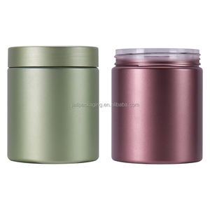 Pot cosmétique en plastique givré rose personnalisé avec couvercles pour soins de la peau Pots de crème écologique à large bouche de 200ml pour <span class=keywords><strong>cosmétiques</strong></span> - Product Image 6