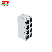 Connecteur Ethernet blindé RJ45 SMT 8P8C pour éviers à montage central, idéal pour les appareils ultra-minces