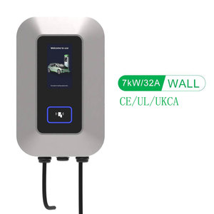 Chargeur EV <span class=keywords><strong>Type</strong></span> <span class=keywords><strong>2</strong></span> 7KW 11KW 22KW, triphasé, <span class=keywords><strong>mode</strong></span> <span class=keywords><strong>3</strong></span>, OCPP 1.6, borne de recharge murale, câble de 5 m, IP55, certifié CE, chargeur EV domestique - Product Image 3