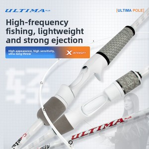 คันเบ็ดแบบ Baitcasting ขนาด 1.98 ม./2.13 ม. ทำจากคาร์บอน สำหรับตีเหยื่อไกล เหมาะสำหรับตกปลาแบส ตกปลาชายหาด ใช้กับชุดตกปลา Texas Rig อุปกรณ์ตกปลาแบบพับได้ - Product Image 3