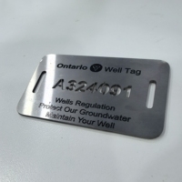 Plaque d'immatriculation de vélo électrique en aluminium écologique personnalisé lettres Logos gravés étiquettes avec impression numérique