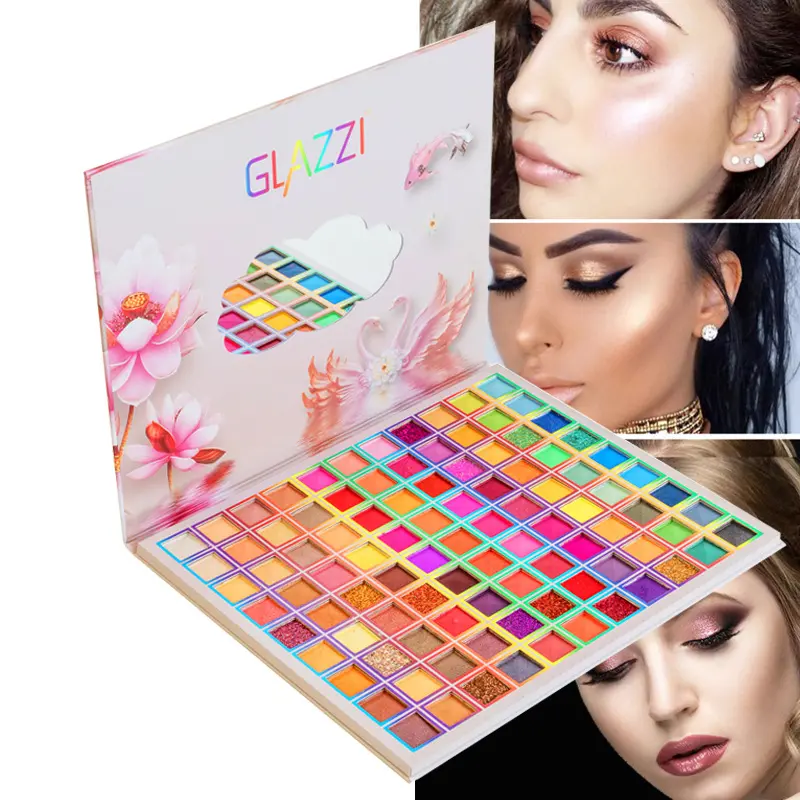 Kit per il trucco degli ombretti 99 colori Palette di ombretti Glitter Glitter Shimmer ombretto polvere opaca Glitter ombretto Palette