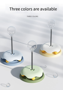 Jouet interactif pour animaux de compagnie Petop, distributeur de friandises avec base rotative, tour à ressort, chambre à friandises transparente, Brinquedos De Pet pour chien et chat - Product Image 2