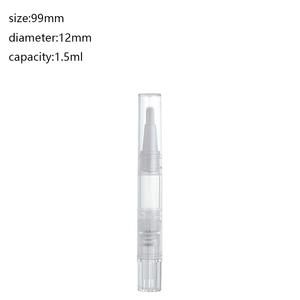 Stylo transparent vide pour huile à cuticules, emballage cosmétique, eye-liner, pinceau à cuticules, brillant à lèvres, logo personnalisé OEM. - Product Image 3