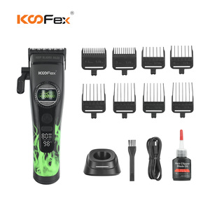 KooFex KF-6423-OT KF6424-OT OEM/ODM Novedad: Cuchillas DLC con Pantalla LED, Rotor Externo, Cortapelos <span class=keywords><strong>El</strong></span>éctrico BLDC Combinado - Product Image 3