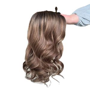 Pelucas rectas cortas de aspecto Natural de cabello humano europeo 100%, peluca de monofilamento de encaje transparente con Base de tupé superior Mono Doble - Product Image 1