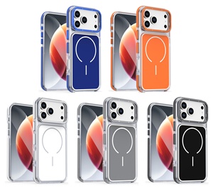 เคสโทรศัพท์มือถืออะคริลิคสำหรับ iPhone 17PROMAX 16 15PLUS 14pro 13 12 11ป้องกันสีเหลืองฝาครอบแม่เหล็กกันกระแทกสำหรับ iPhone 16E - Product Image 6