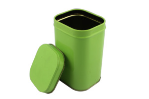 Boîte en fer blanc rectangulaire personnalisée pour thé, avec couvercle, vente en gros usine - Product Image 2