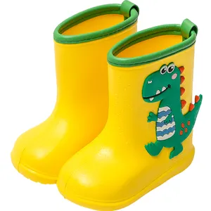 Sepatu Bot Hujan Anak-anak Sepatu Bot Keselamatan Anak-anak Sepatu Hujan Anak Laki-laki Tahan Air untuk Anak Perempuan Dekoratif Stok Eva Non-Slip