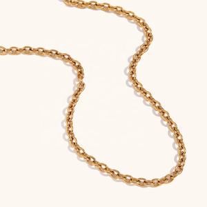 Collar con Colgante Dingran Novedad Juego de Collares de Cadena Joyería de Acero Inoxidable Bañado en Oro - Product Image 4