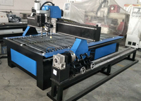 Machine de découpe plasma à prix avantageux avec tête de perçage/Machine de découpe plasma 4 axes pour tuyaux/Table de découpe plasma CNC 1530
