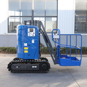 Kleine 7m 9m 10m Vollelektrische Selbstfahrende Raupenmontierte Hydraulische Einmast-Hubarbeitsbühne - Product Image 1