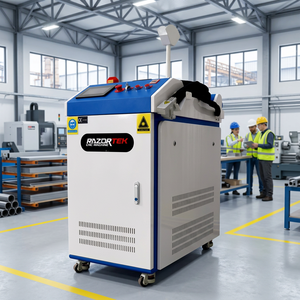 Machine de nettoyage au laser à fibre portative 2 kW 3 kW pour l'élimination de la <span class=keywords><strong>rouille</strong></span>, de l'huile et de la peinture sur surface métallique, nettoyeur laser à fibre - Product Image 1