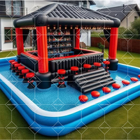 Bar de piscine gonflable flottant en PVC écologique pour adultes et enfants, idéal pour les jeux de fête et le plaisir Airfunpro