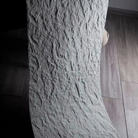 Panneau mural en fibres de ciment modifiées en pierre PU, imperméable, ignifuge, insonorisant, antistatique, personnalisable pour les hôpitaux et les hôtels