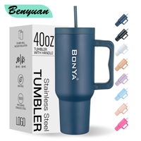 Nueva Taza de Acero Inoxidable 304 con Diseño de Dibujos Animados, 40 oz, Aislada al Vacío, Portátil, con Asa, Gran Capacidad, Libre de BPA, para Fiestas y Actividades al Aire Libre
