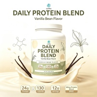 LuvVita OEM Extreme Whey Protein Powder 18g Protéines 5.5g BCAAS Saveur Vanille Complément Nutritionnel Sportif pour la Récupération Musculaire