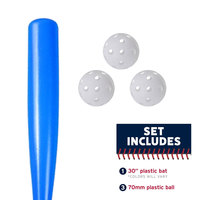 Ensemble cadeau de batte de balle de pickleball de taille officielle de baseball de haute qualité Ensemble de balle et batte de pickleball personnalisées avec bases de lancer