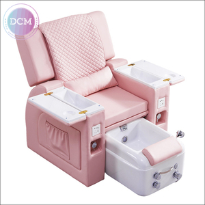 Canapé pédicure électrique bon marché pliable, chaises spa pédicure inclinables usagées rose à vendre Malaisie - Product Image 5
