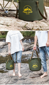 Sac à eau pliable portable en PVC 5L Devance DV-00210 pour le camping, la pêche, les voyages et les activités multisports, couleur personnalisable - Product Image 6