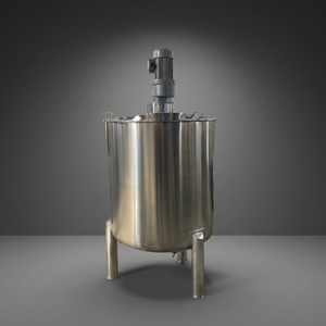 Réservoir à double enveloppe vapeur/huile thermique | Cuve de mélange et de stockage en acier inoxydable avec agitateur pour sauces, crèmes, produits laitiers et mélanges chimiques - Product Image 1