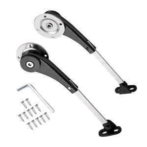 Free Stop Pull Rod For Cabinet Flip <b>Down</b> Doors Zinc Alloy Minimalist Design Easy Installation - Product Image 2