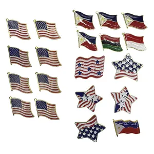 <span class=keywords><strong>Drapeau</strong></span> Américain en métal Épinglettes - Product Image 1