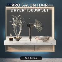 Sèche-cheveux professionnel de haute qualité pour salon, avec diffuseur ionique, moteur BLDC 1500W, haute vitesse, en plastique, pour la maison et les hôtels