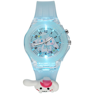 Soft Star <span class=keywords><strong>Delu</strong></span> Niños Luminoso Electrónico Impermeable Muñeca de Dibujos Animados Reloj de Piedra de Cuarzo - Product Image 5