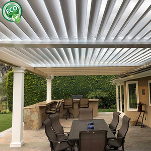 Pérgola Motorizada de Aluminio con Rejillas, Diseño Ecológico y Accesorios LED Opcionales, Personalizable OEM - Product Image 2