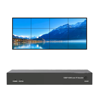 Décodeur Extenseur IP 1080P Personnalisé Multiples-à-Multiples sur Cat5e/Cat6 Direct 395ft (120m) Sans Configuration Visuelle Marque CARATAR
