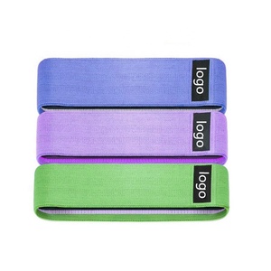 Diferentes colores logotipo personalizado resistencia cadera círculo bandas conjunto gimnasio ejercicio bucle bandas - Product Image 5