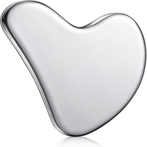 Herramientas Faciales de Acero Inoxidable con Logotipo Personalizado, Gua Sha, Moldeador de Mandíbula, Reductor de Papada, Drenaje Linfático - Product Image 1