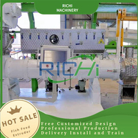 RICHI – extrusion d'aliments pour poissons flottants à double vis, utilisé pour la fabrication d'aliments pour animaux de compagnie