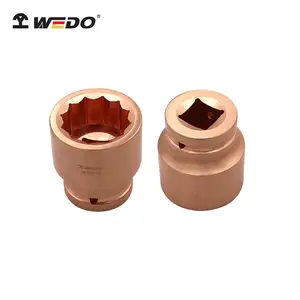 Wedo công nghiệp Đức din3129 tiêu chuẩn berili Đồng vật liệu Công cụ không phát ra tia lửa 1-3/16 ''tác động ổ cắm