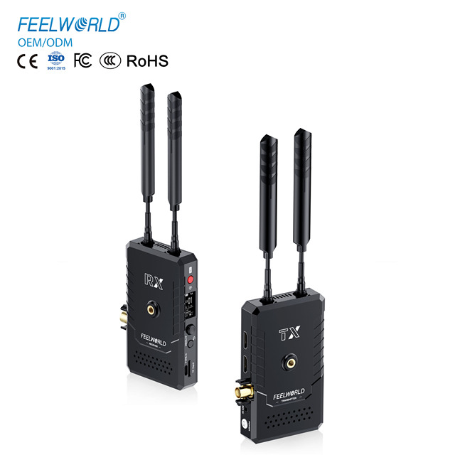 FEELWORLD WTRS Wireless Visual Transmission System 1000ft LOS HD Wireless Video Encoder One TX to 4 RX Factory Price Customized