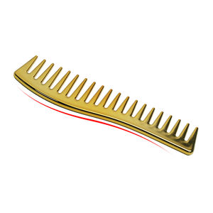 Suministros de peluquero Extensión Accesorios de peluquería Cuidado del cabello Cepillo de pelo húmedo Peine de doble diente - Product Image 5