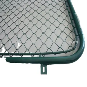 PVC coated and anti-rust chain link fence for protection