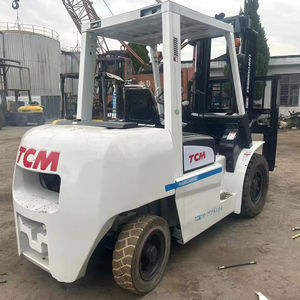 Chariot élévateur diesel d'occasion TCM FD25T3 5 tonnes, Japon, alimentation CA, mât à trois étages, haute qualité, manutention de matériaux d'entrepôt - Product Image 1