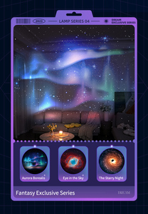 El mejor regalo para niños Lámpara de proyección de batería incorporada Luz ambiental LED Altavoz inalámbrico BT 3D Smart Galaxy Starry Night Lights - Product Image 5
