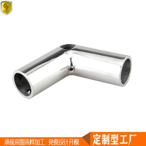 Raccord de tuyauterie en acier inoxydable 316 de 22 mm, coude 110, état neuf, quincaillerie marine pour yacht et accessoires marins - Product Image 3