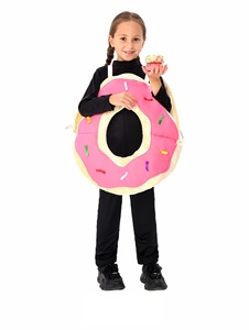 Disfraces Divertidos de Comida para Niños, Conjunto de Disfraces de Halloween de Donuts, Galletas, Palomitas, Pan y Queso, Disfraces Novedosos para Fiestas - Product Image 4