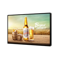 55 pouces 4K Android écran tactile Kiosque Totem affichage lecteur publicitaire Ultra mince Lcd intérieur montage mural signalisation numérique