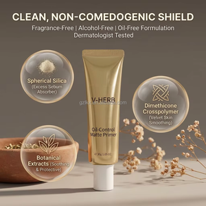 Base de Teint Matifiante Contrôle du Sébum Effet Pores Invisibles Longue Tenue Soyeuse pour Peaux Grasses - Product Image 3